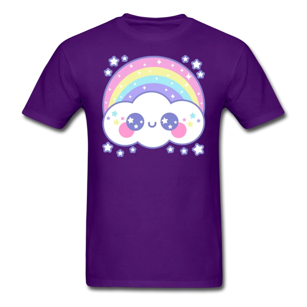 Happy Rainbow Cloud Unisex Classic T-Shirt