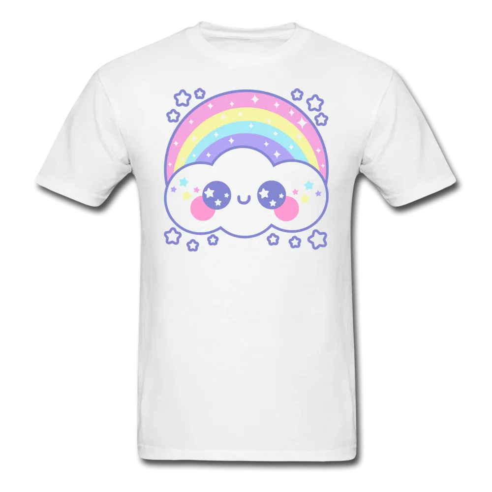 Happy Rainbow Cloud Unisex Classic T-Shirt
