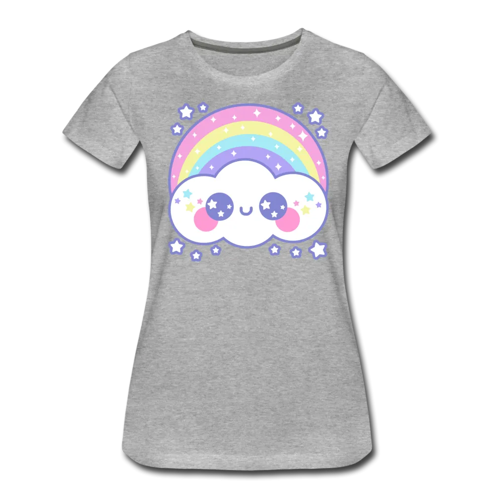 Happy Rainbow Cloud Women’s Premium T-Shirt