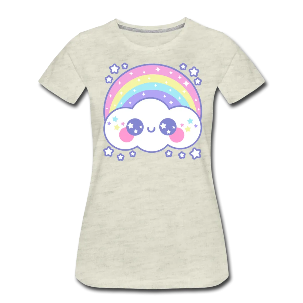 Happy Rainbow Cloud Women’s Premium T-Shirt