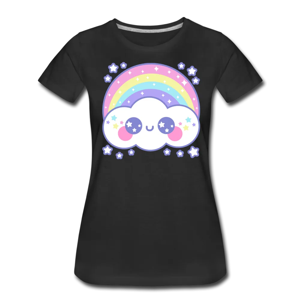Happy Rainbow Cloud Women’s Premium T-Shirt