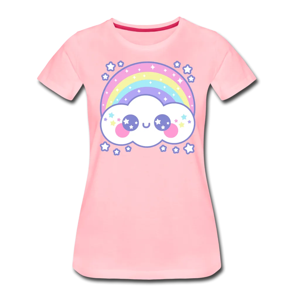 Happy Rainbow Cloud Women’s Premium T-Shirt