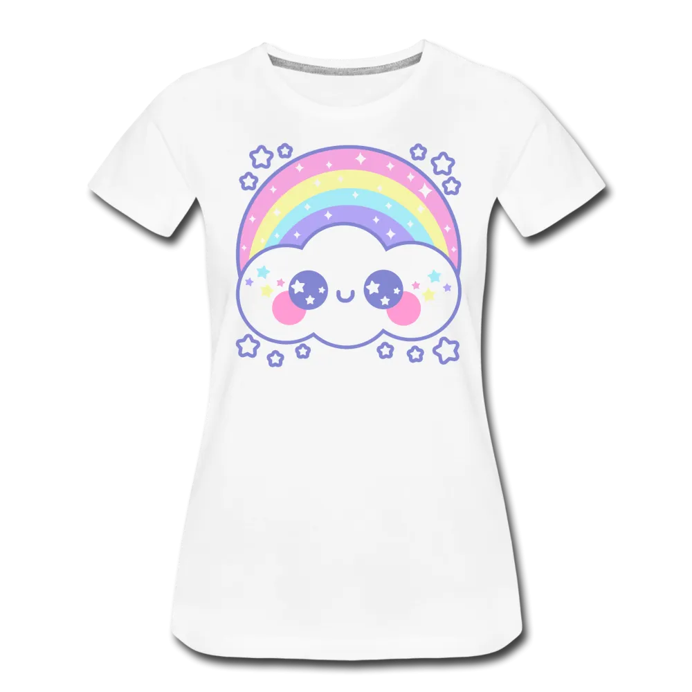 Happy Rainbow Cloud Women’s Premium T-Shirt
