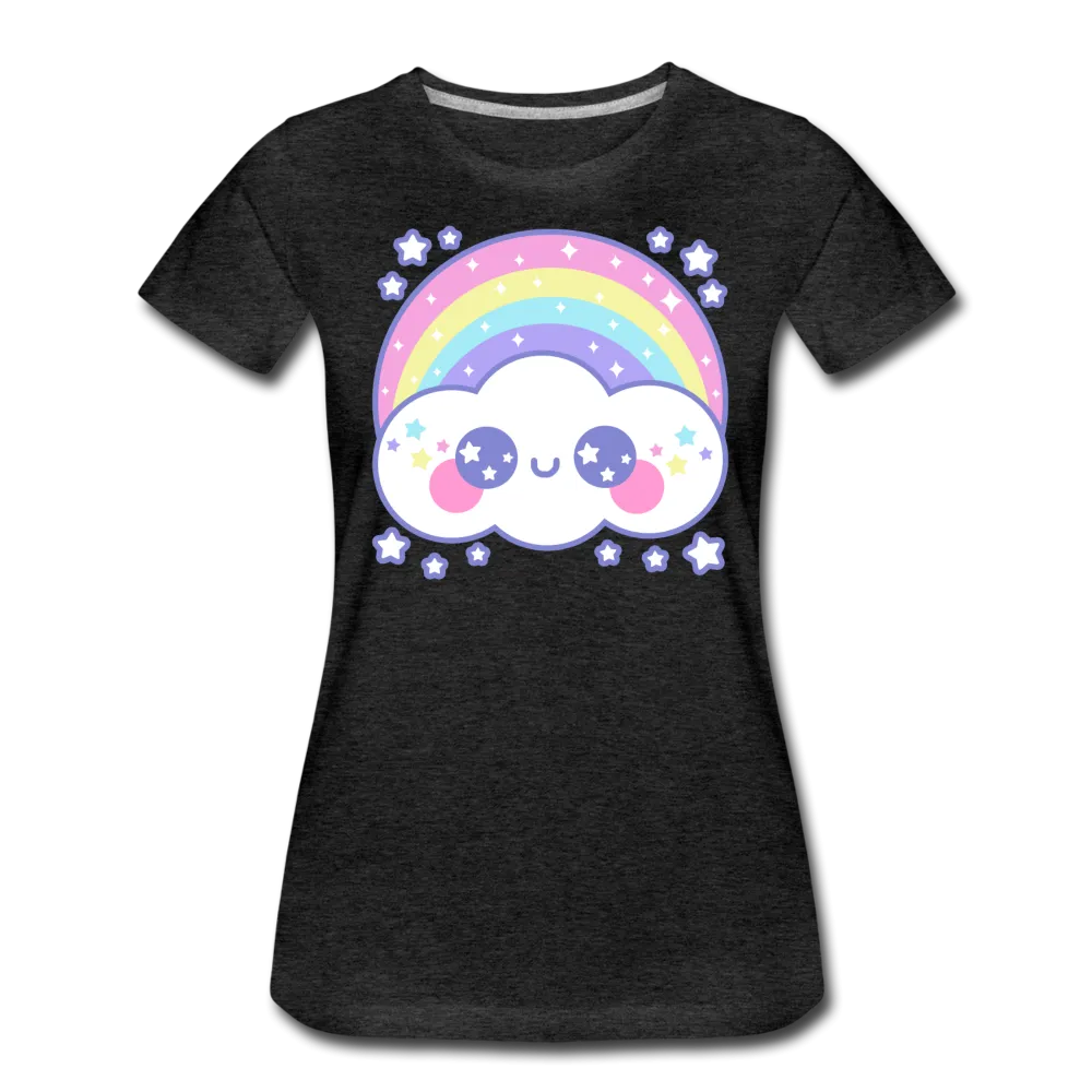 Happy Rainbow Cloud Women’s Premium T-Shirt