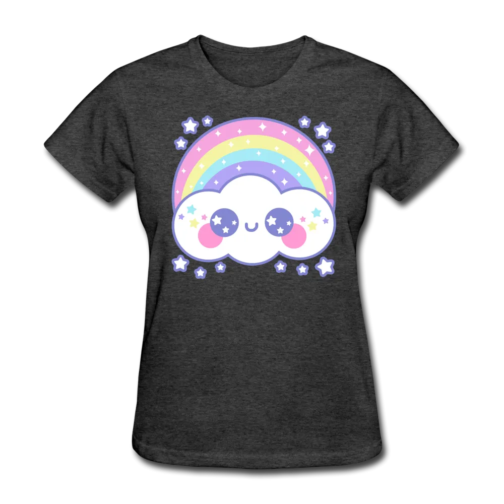 Happy Rainbow Cloud Women's T-Shirt