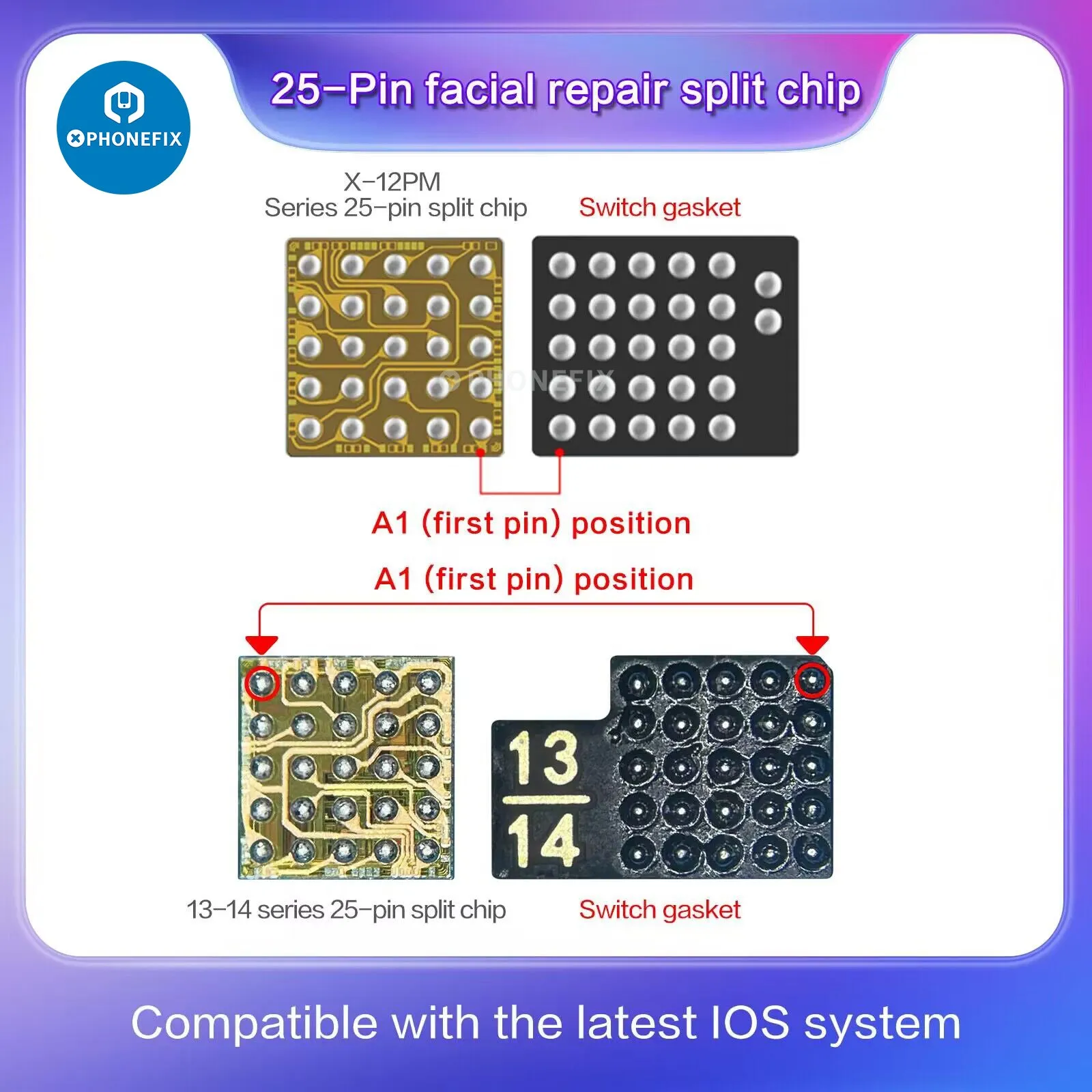 i2C Dot Matrix Face ID Repair Instrument For iPhone X-15 Pro Max