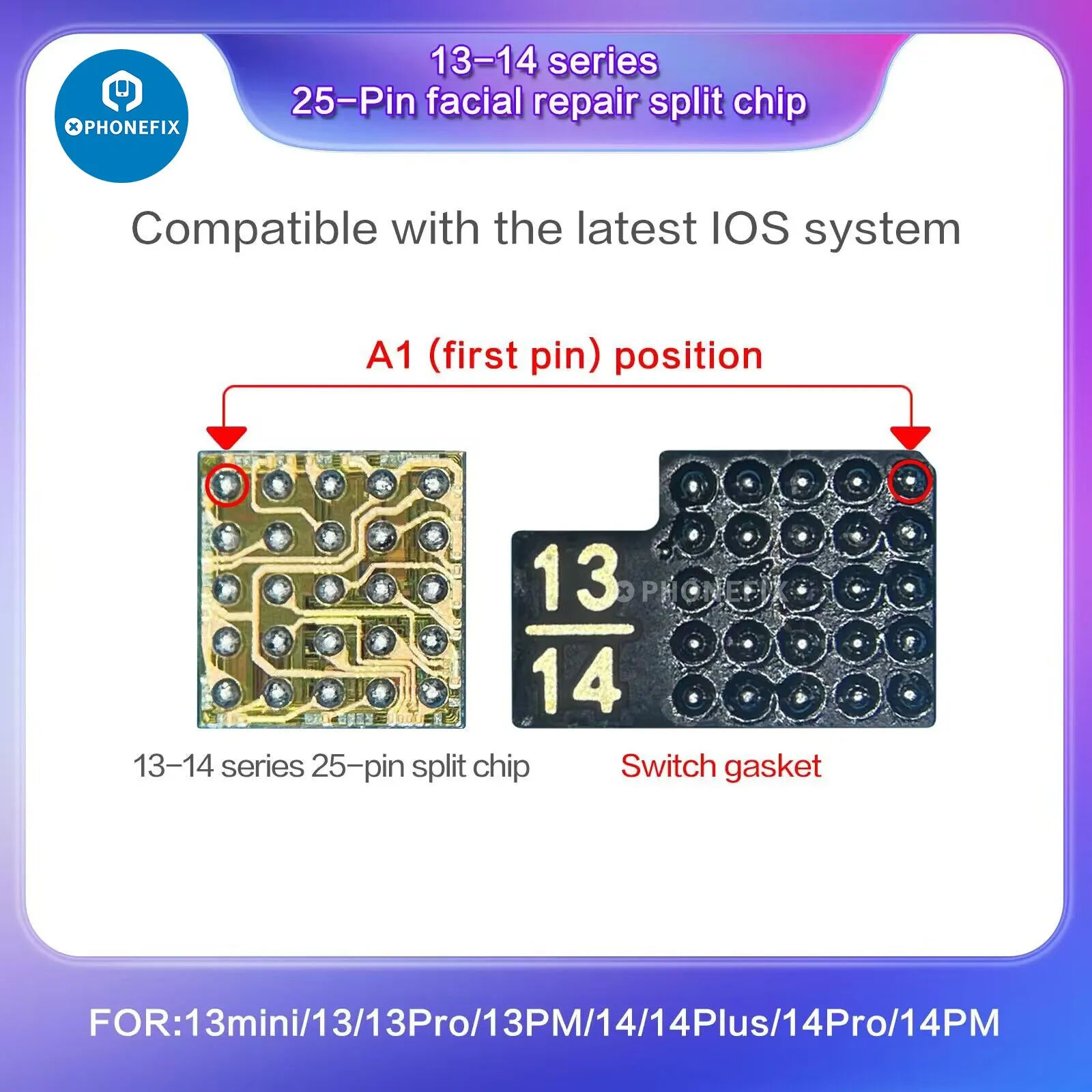 i2C Dot Matrix Face ID Repair Instrument For iPhone X-15 Pro Max