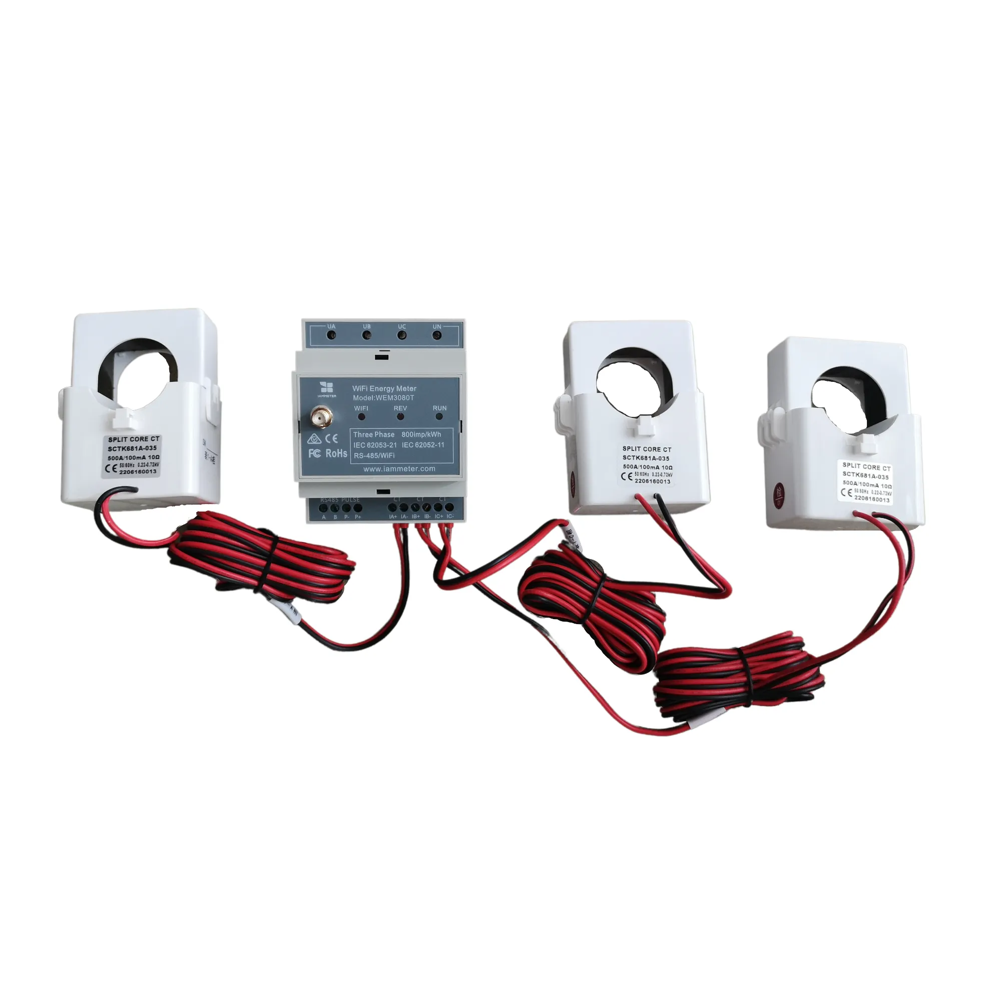 IAmMeter Bi-directional Three Phase WiFi Power Meter – 500A