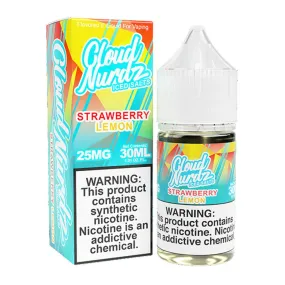 Iced Strawberry Lemon by Cloud Nurdz TFN Salts E-Liquid 30ml