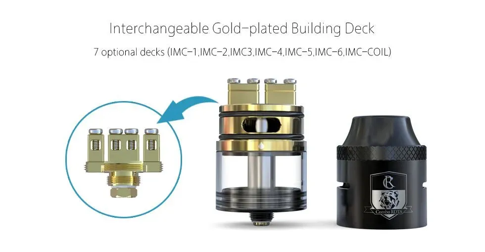 iJoy Combo RDTA - Includes 6 Build Decks & RDA Base FREE
