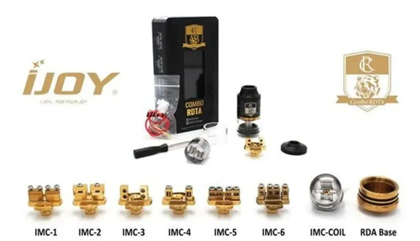 iJoy Combo RDTA - Includes 6 Build Decks & RDA Base FREE