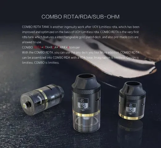 iJoy Combo RDTA - Includes 6 Build Decks & RDA Base FREE