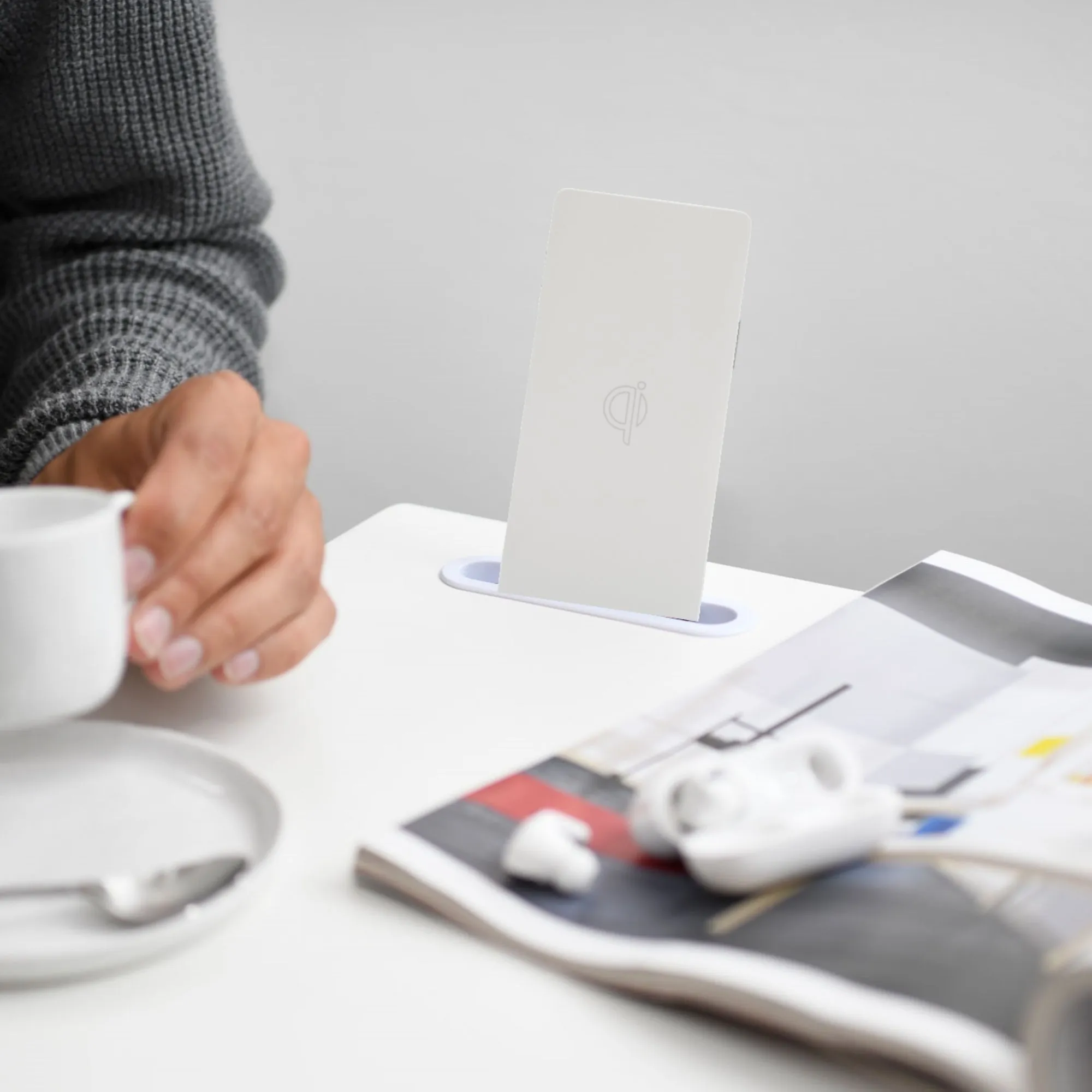 INTEGRATE - Single Wireless Powerbank - White