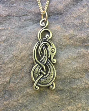 Interlaced Dragon Pendant