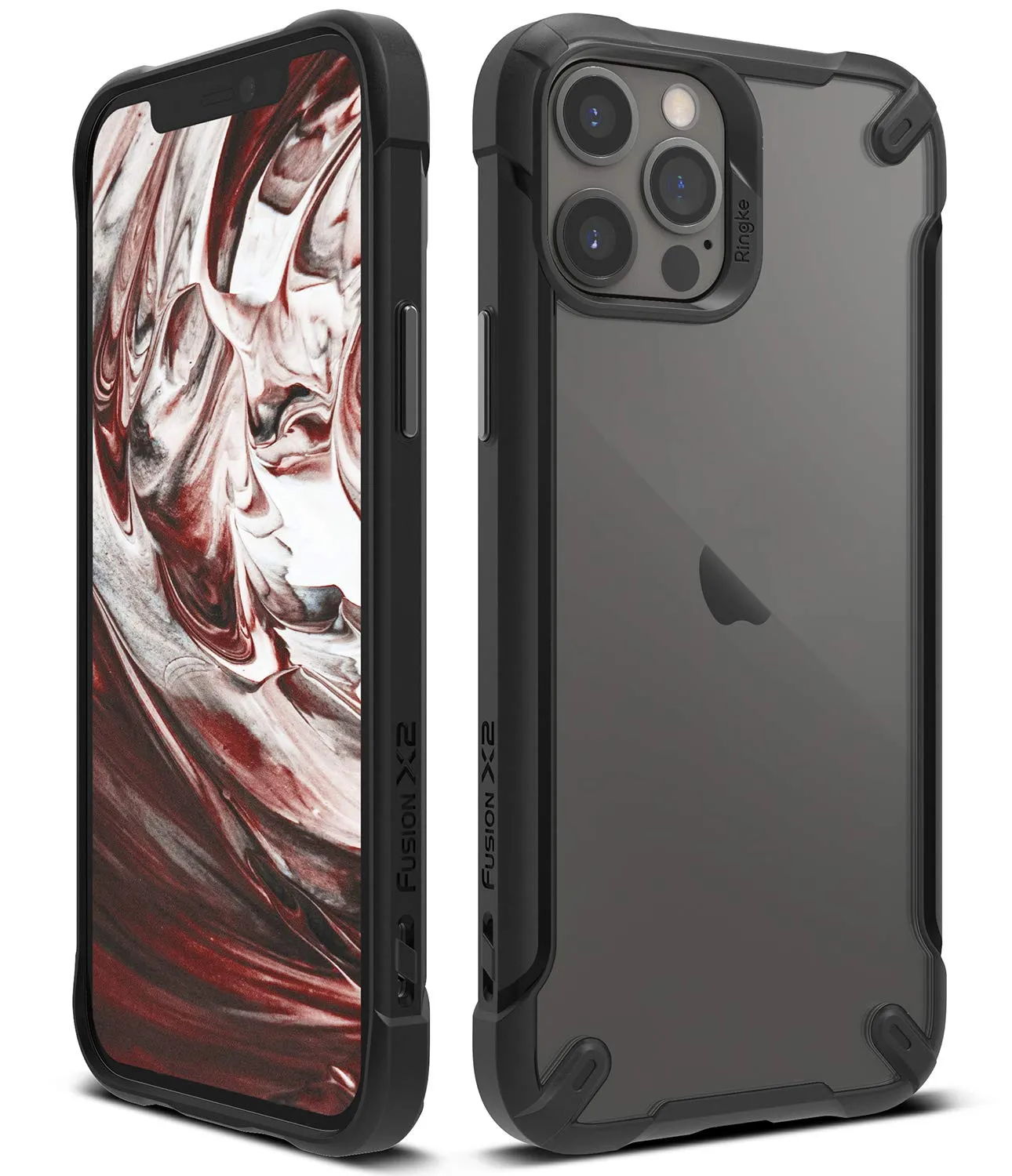 iPhone 12 / 12 Pro Back Cover Case | Fusion X2 Black