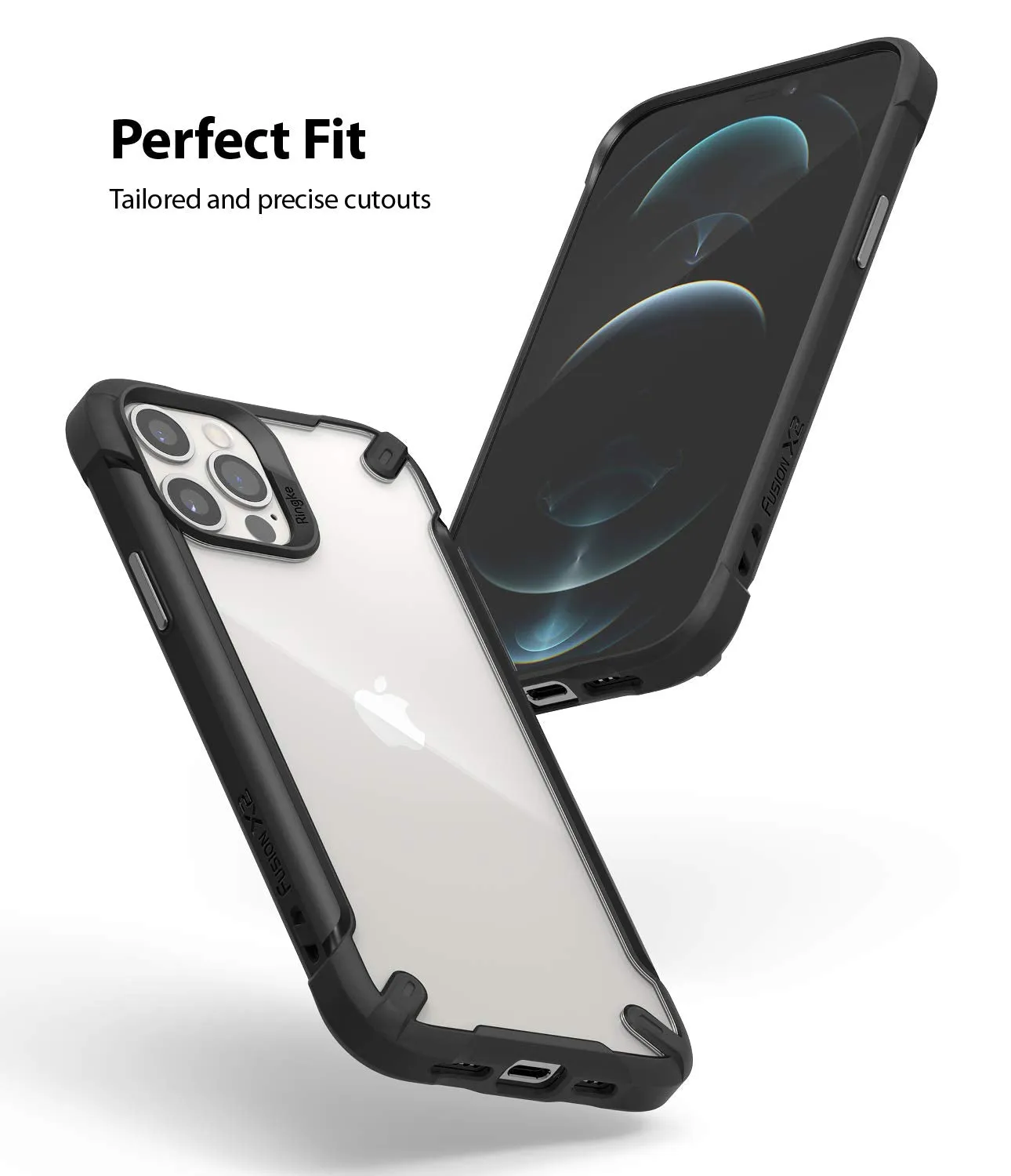 iPhone 12 / 12 Pro Back Cover Case | Fusion X2 Black