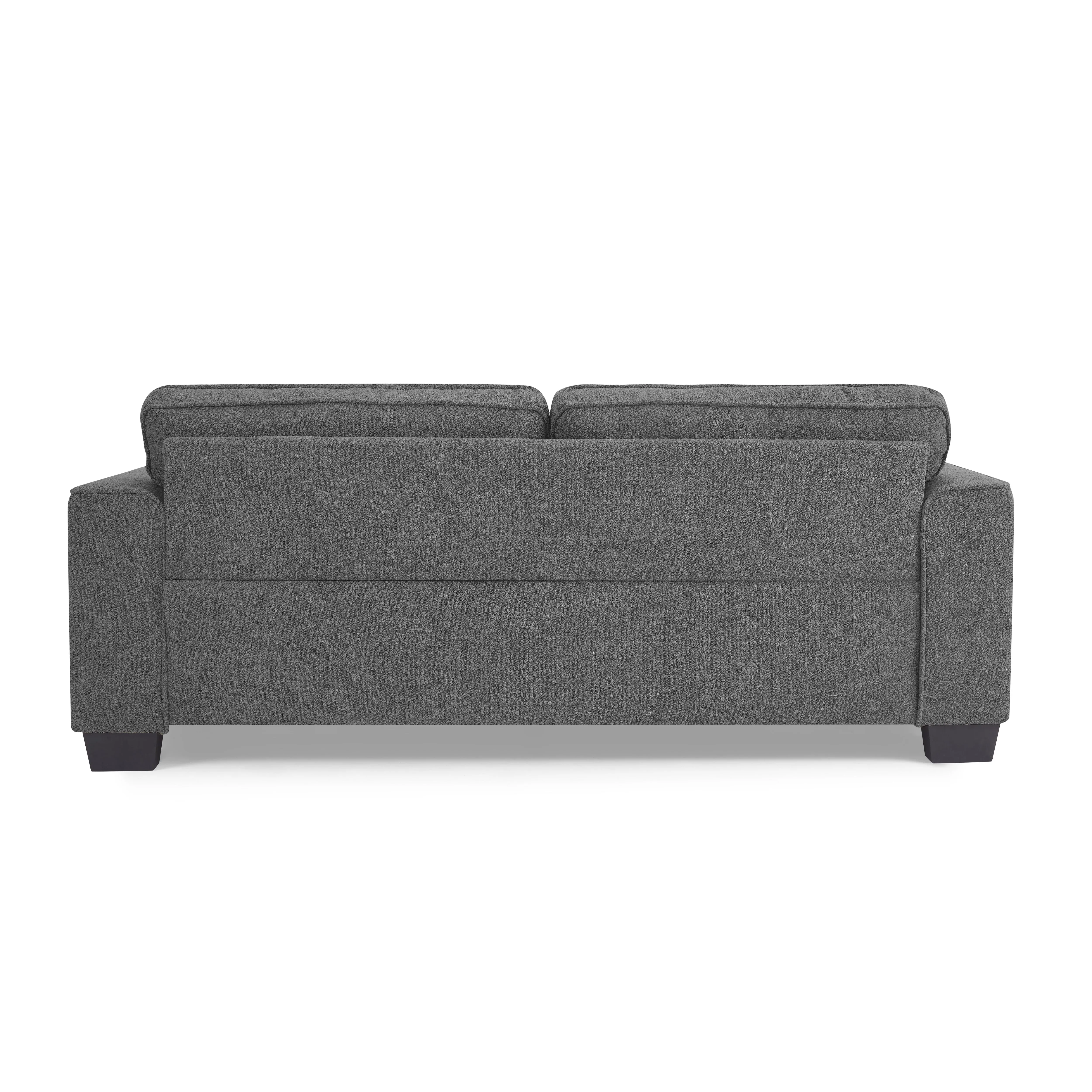 Jada Dark Grey Boucle Fabric 3 Seater Sofa