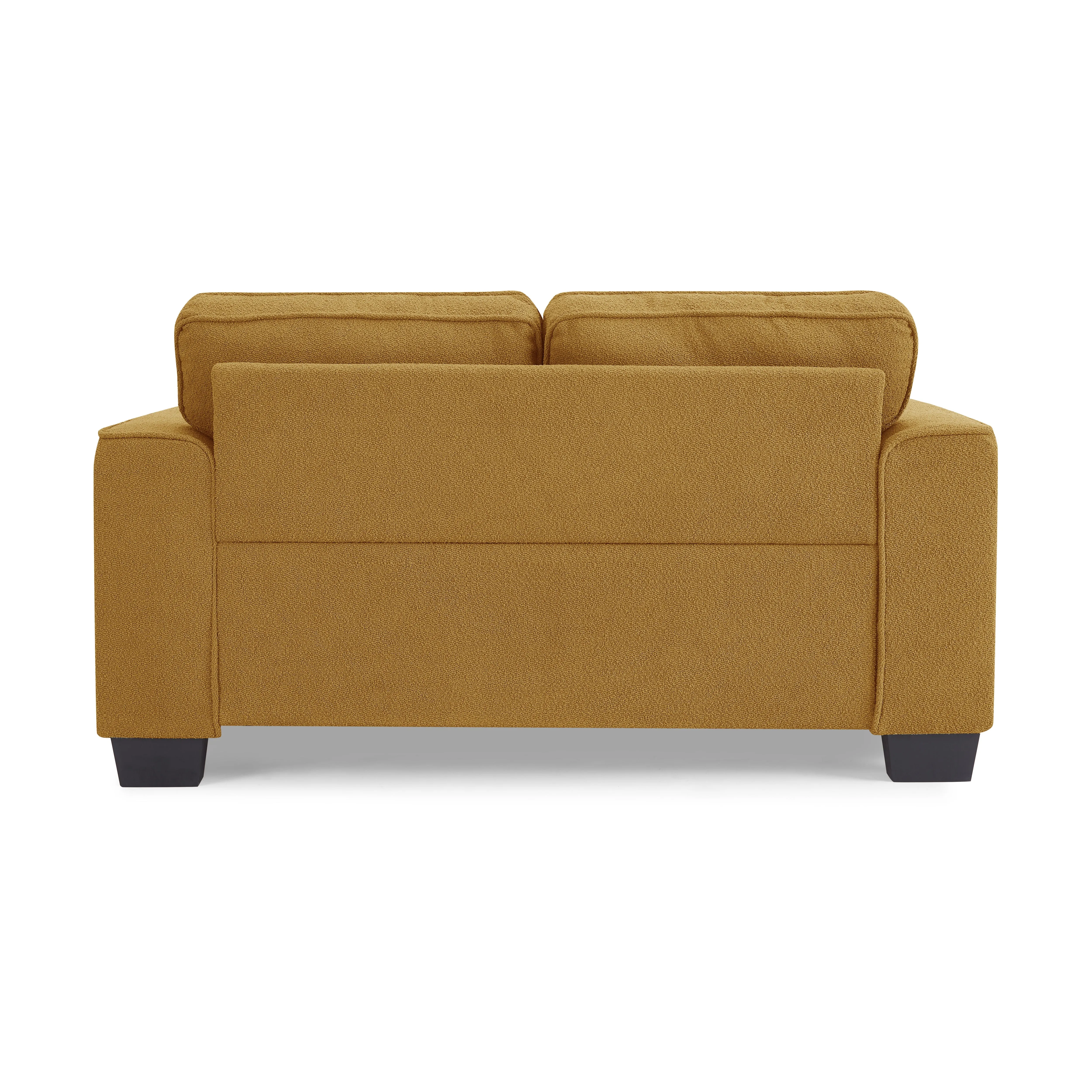 Jada Mustard Boucle Fabric 2 Seater Sofa