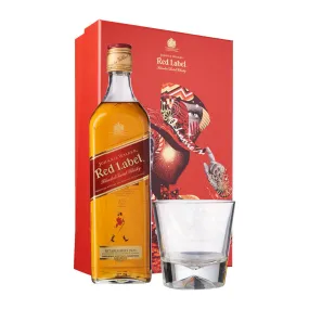 Johnnie Walker Red Label Gift Set with a Glass