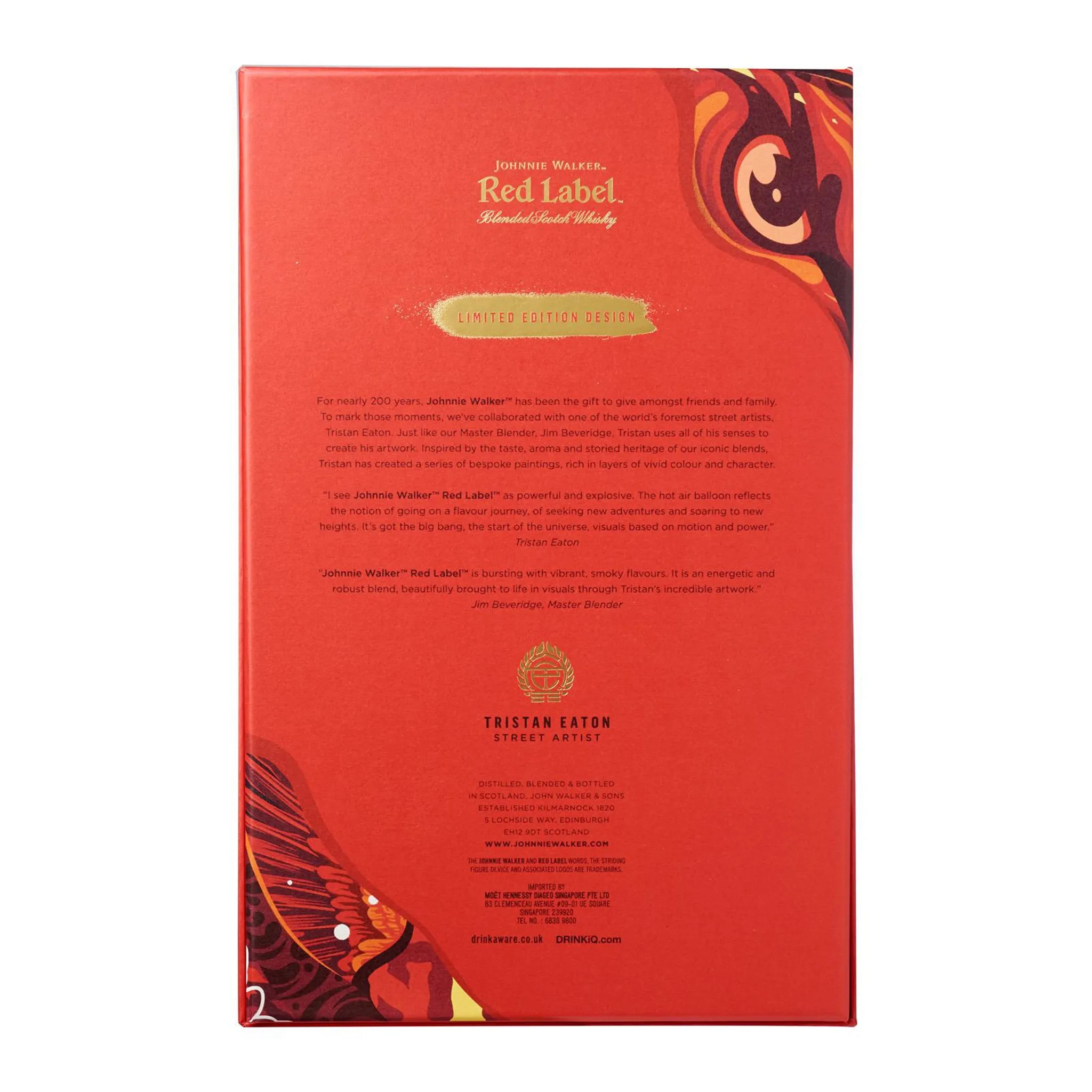 Johnnie Walker Red Label Gift Set with a Glass