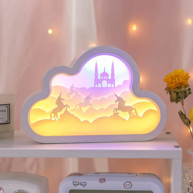 Kawaii Cloud Desk lamp