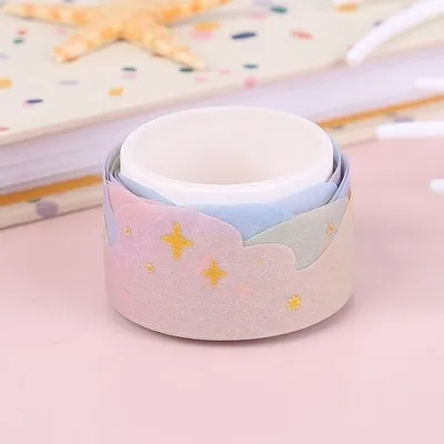 Kawaii Heart Cloud Adhesive Tape