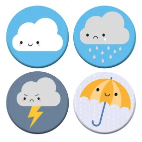 Kawaii Skies Weather Badges