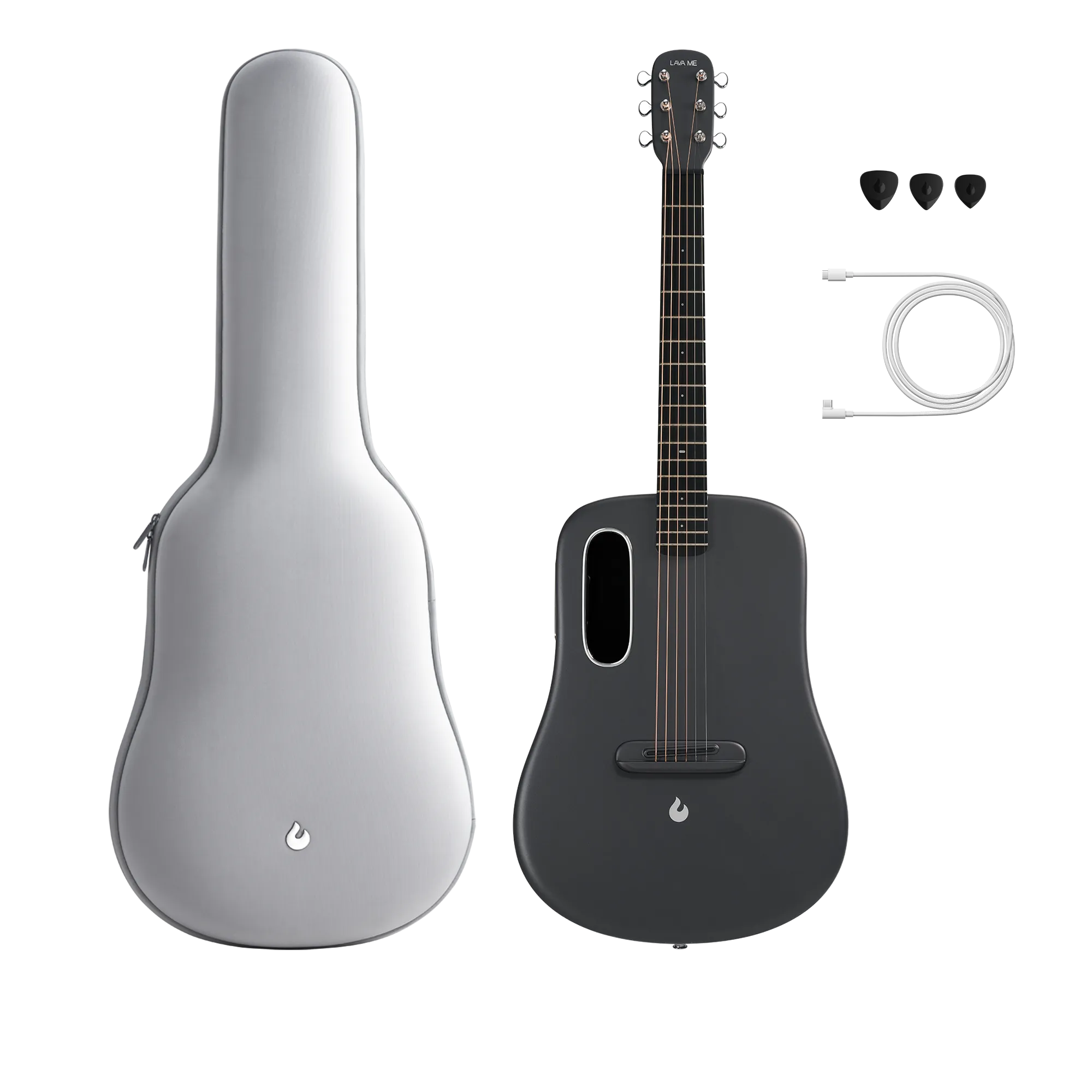 Lava Music ME-3-38-GREY LAVA ME 3 38" w/ Space Bag, Space Grey