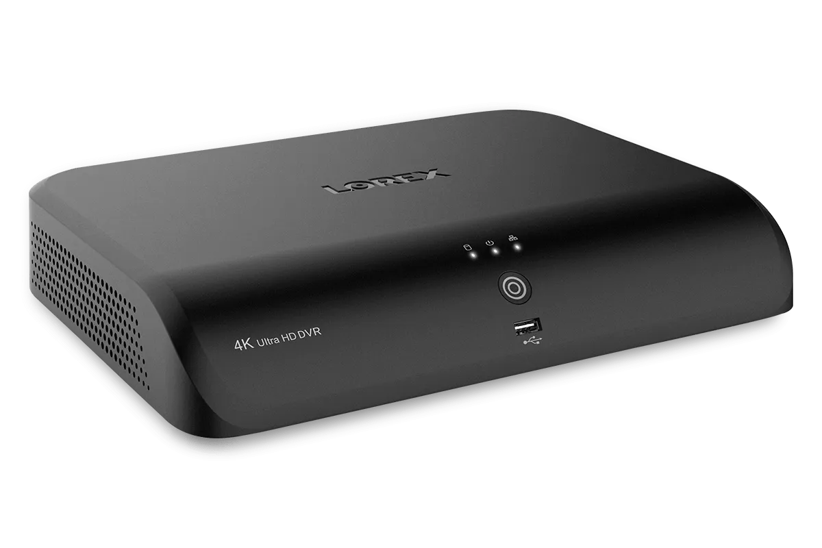 Lorex 4K (8 Camera Capable) Digital Video Recorder with Smart Motion Detection, Face Recognition and Smart Home Voice Control