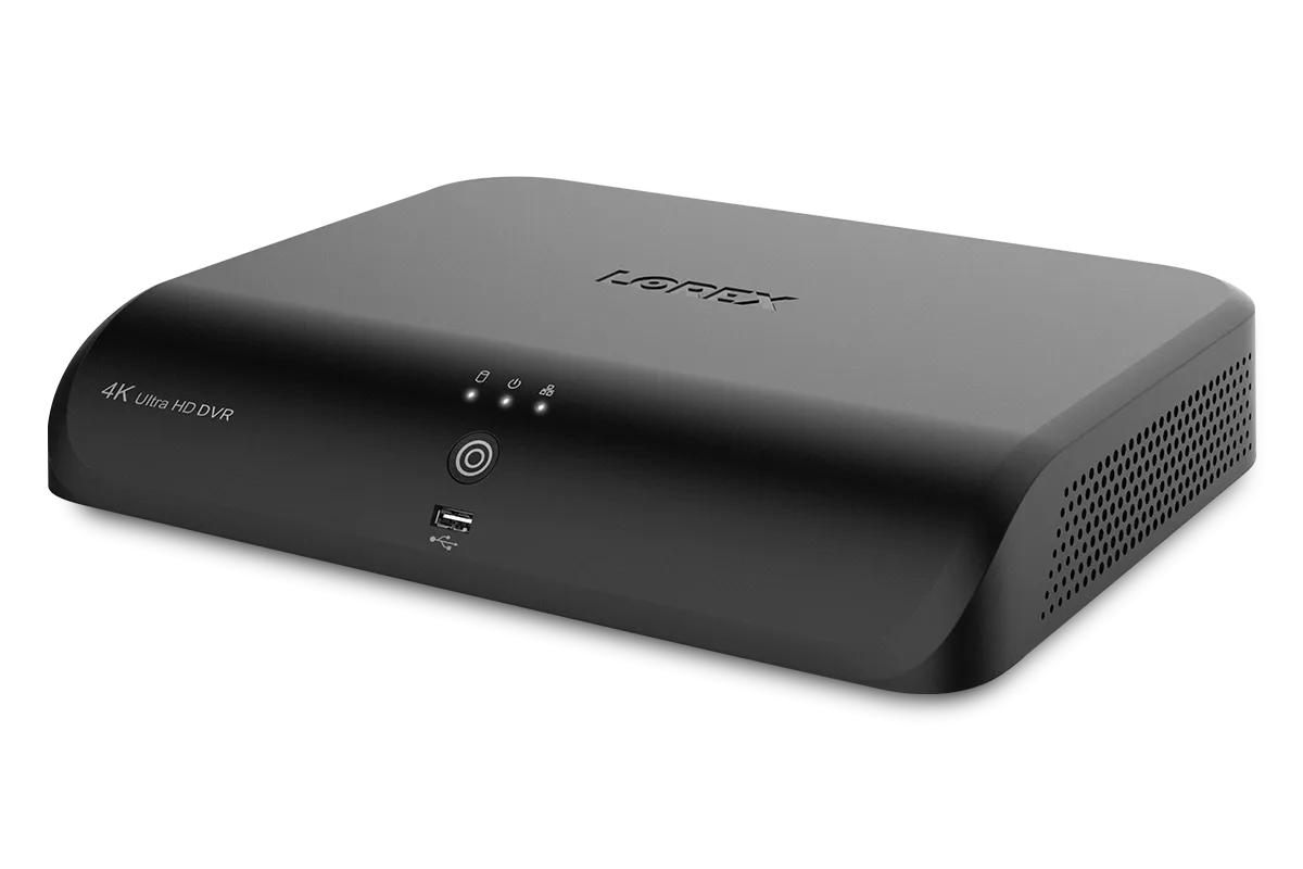 Lorex 4K (8 Camera Capable) Digital Video Recorder with Smart Motion Detection, Face Recognition and Smart Home Voice Control
