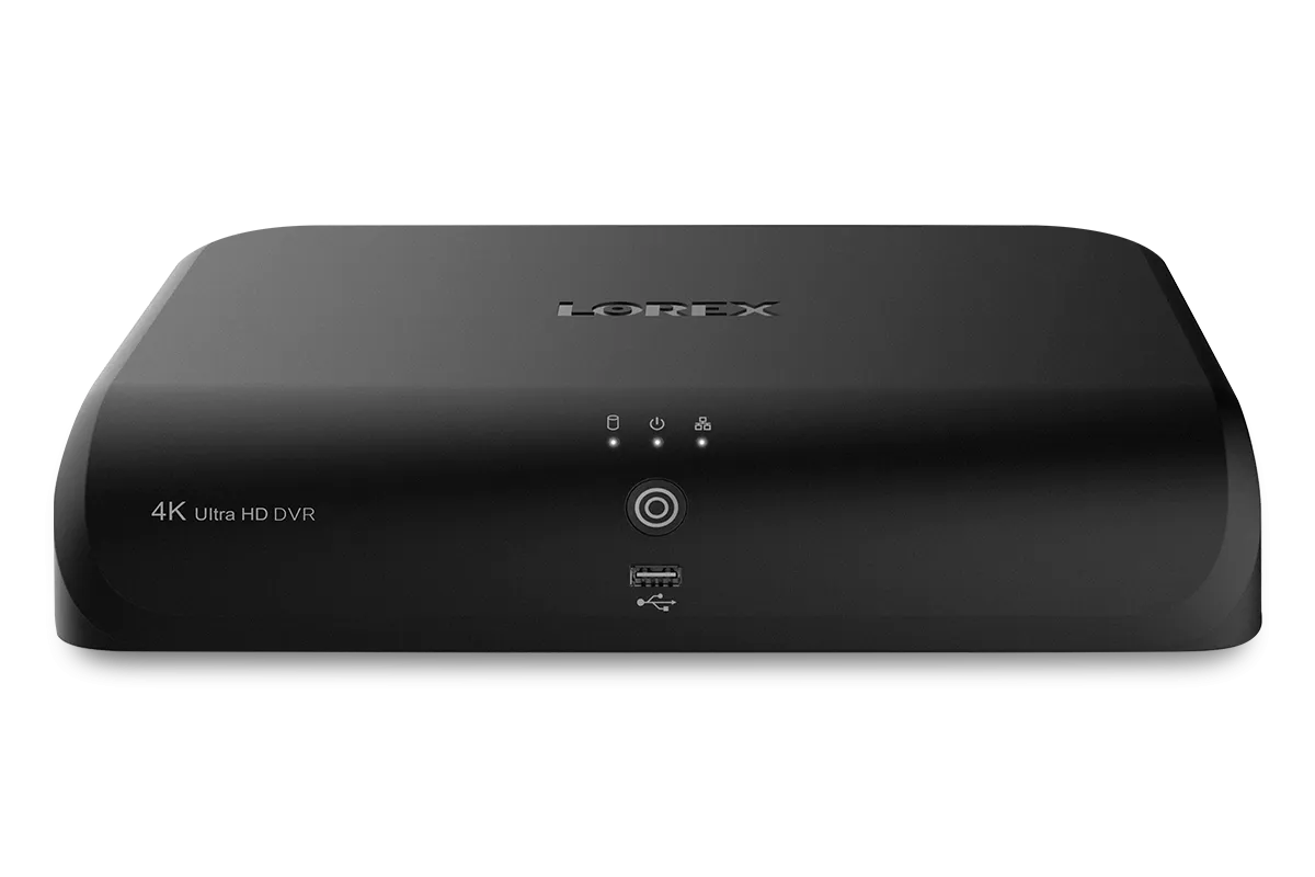 Lorex 4K (8 Camera Capable) Digital Video Recorder with Smart Motion Detection, Face Recognition and Smart Home Voice Control