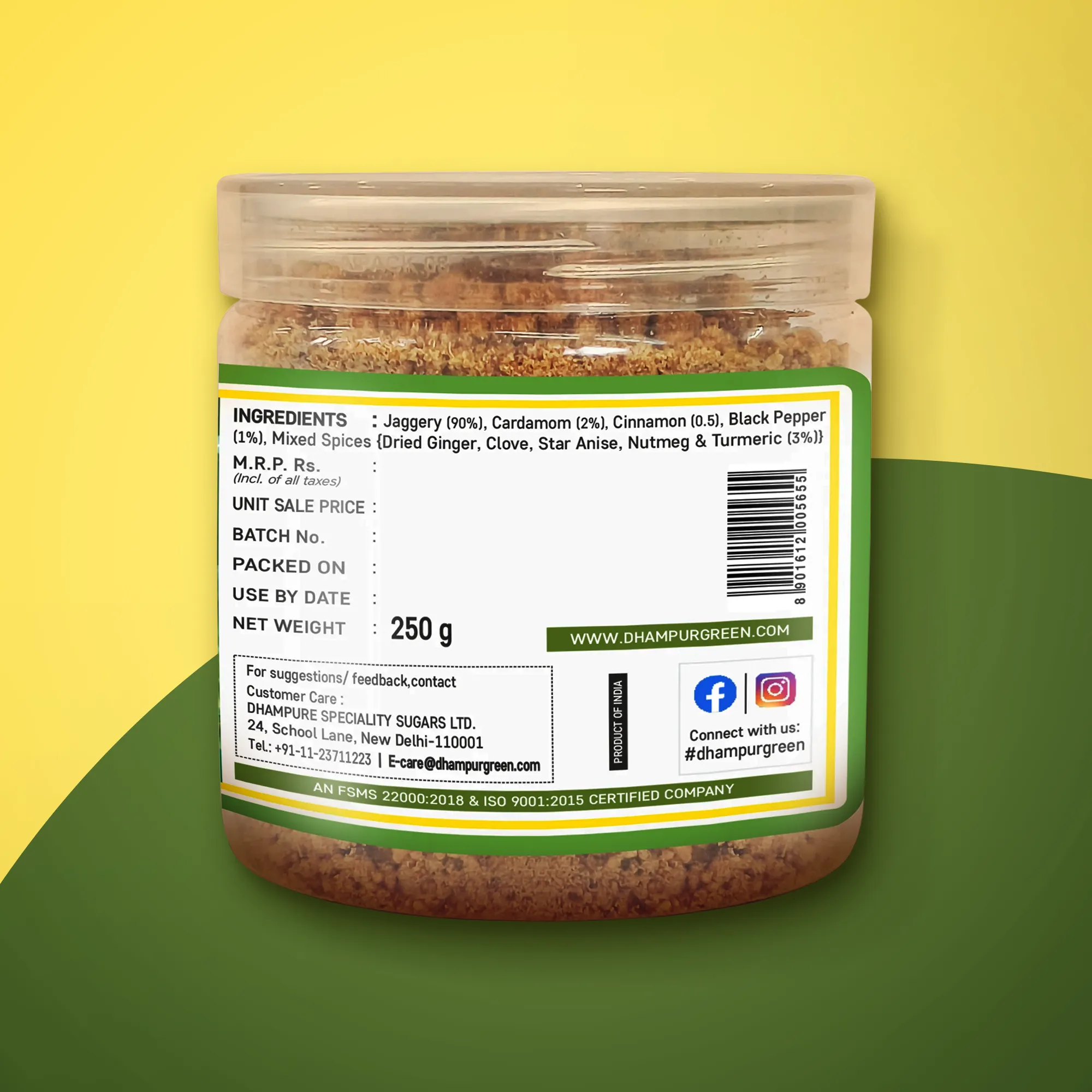 Masala Gur for Chai 250gm