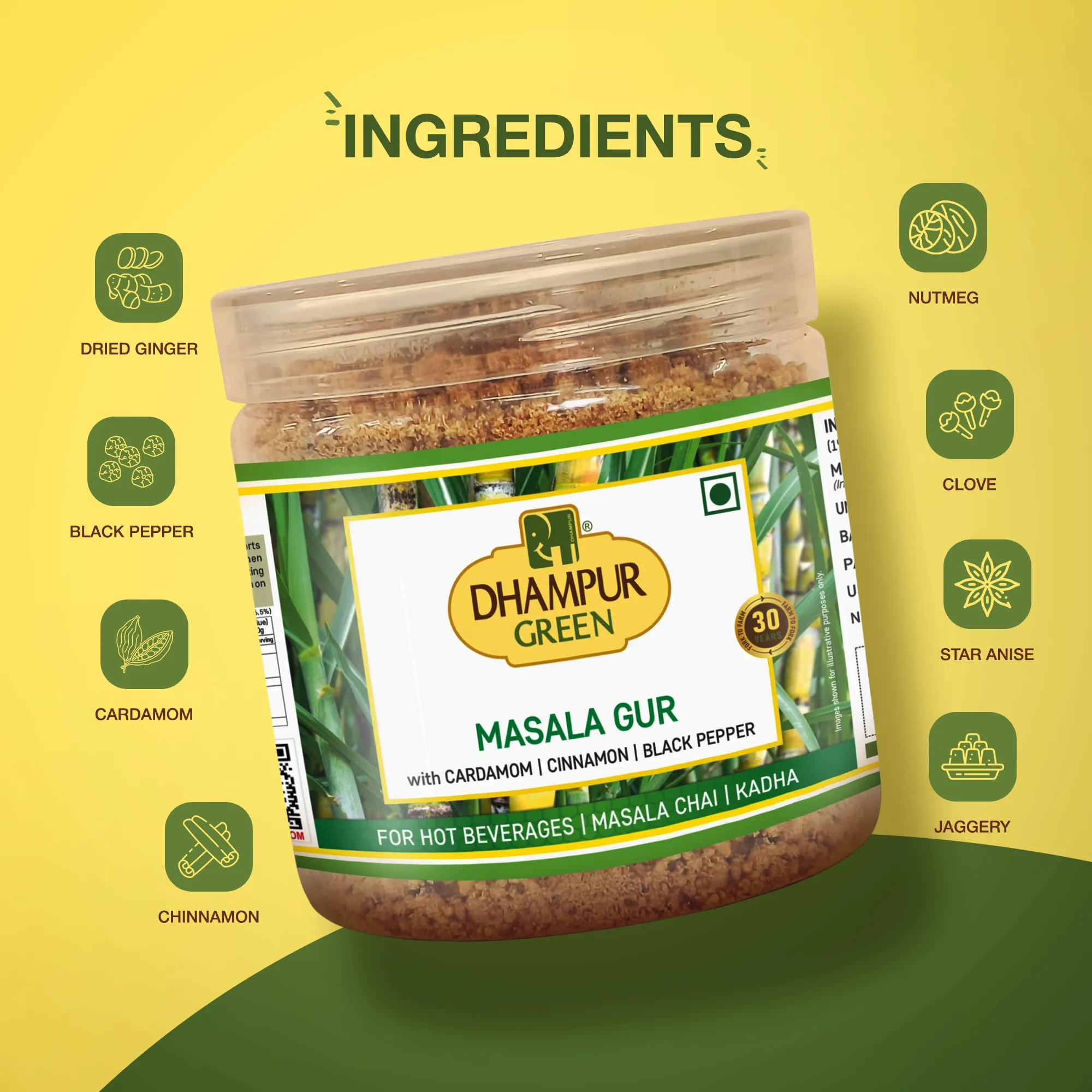 Masala Gur for Chai 250gm