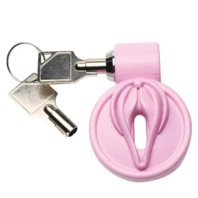 Master Series Pussification Vulva Chasity Cage Pink