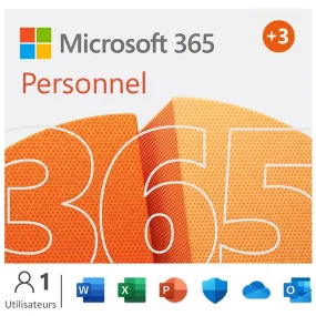 Microsoft 365 Personal (PC/Mac) - 1 User - 15 Month - Digital Download - Not Sold Separately