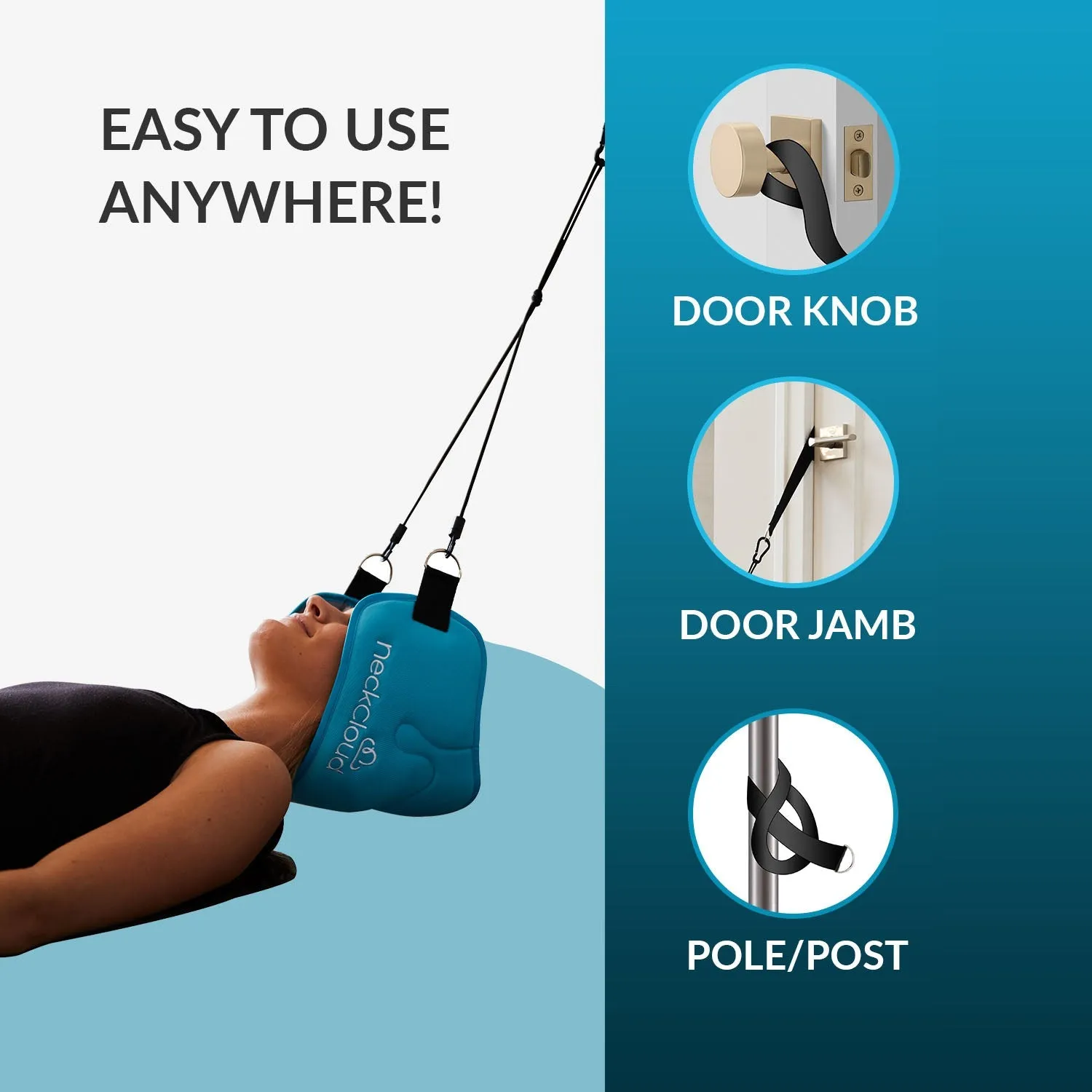 Neck Cloud Traction Hammock for Neck Relief