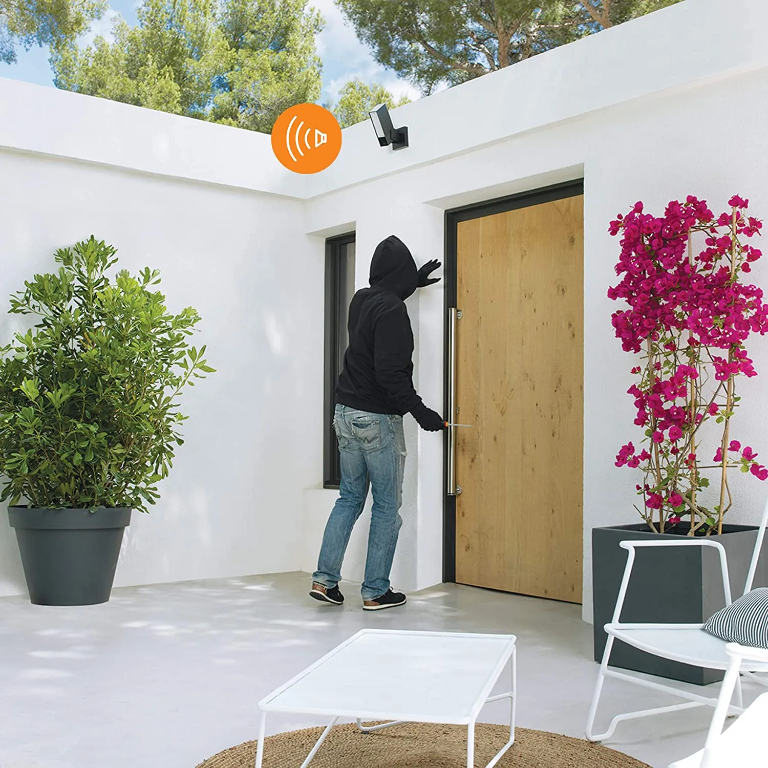 Netatmo Presence mit Sirene (Schwarz)