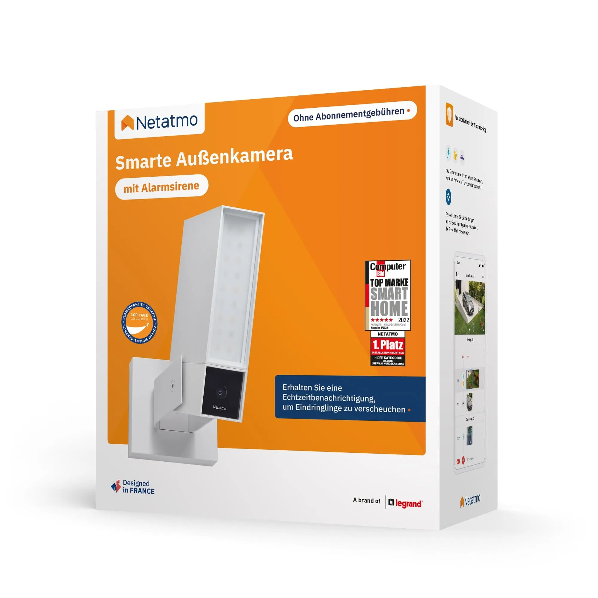 Netatmo Presence mit Sirene (Weiss)