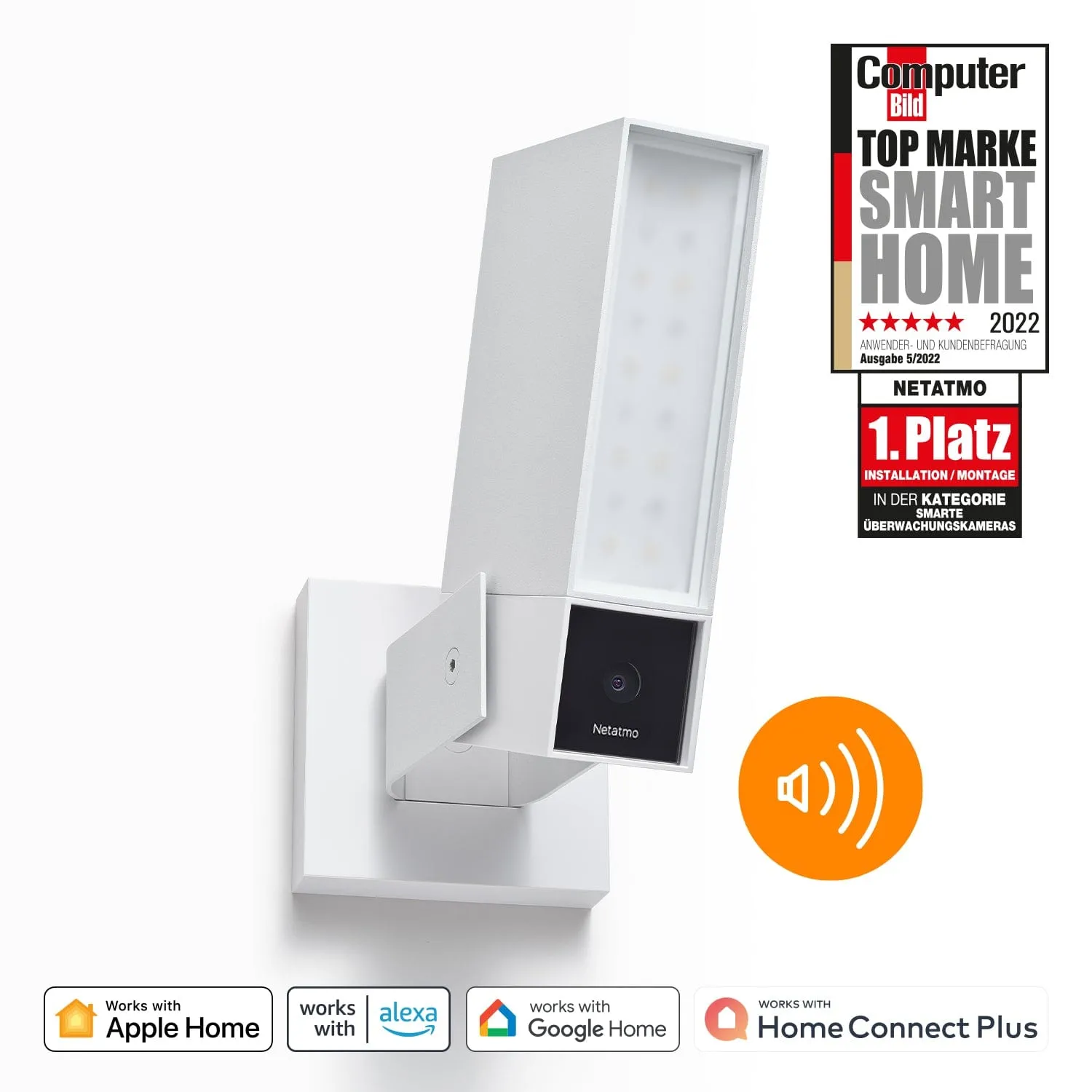 Netatmo Presence mit Sirene (Weiss)
