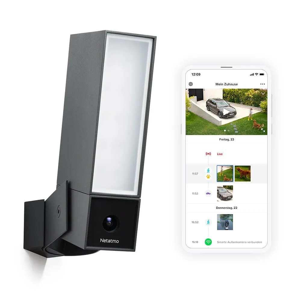 Netatmo Presence Smarte Aussenkamera mit Sirene (2er-Set)