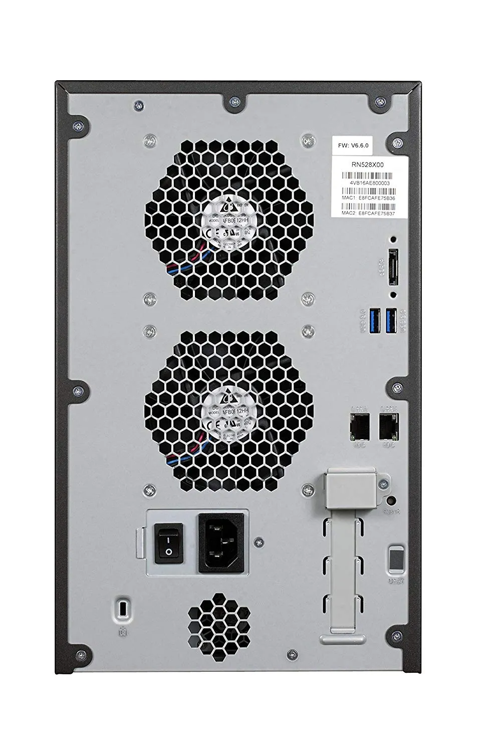Netgear ReadyNAS 528X Premium Performance Business Data Storage, 8 Bay NAS, 4GB, 3 USB, RJ-45 - RN528X00-100NES
