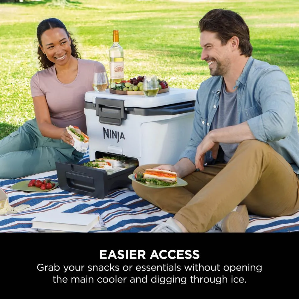 Ninja FB131UKWH FrostVault 30QT 28L Hard Cooler with Dry Zone Cloud White