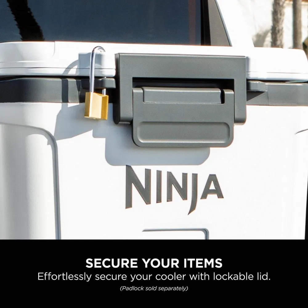 Ninja FB131UKWH FrostVault 30QT 28L Hard Cooler with Dry Zone Cloud White