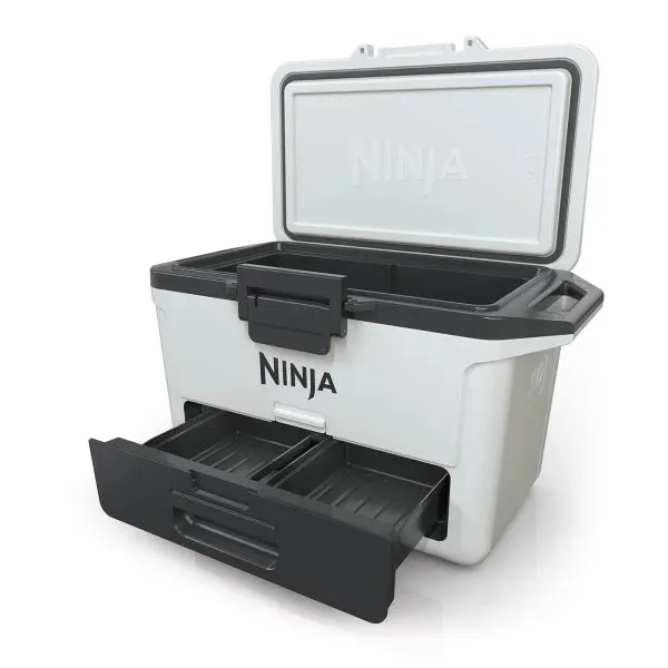 Ninja FB151UKWH FrostVault 50QT 47L Hard Cooler with Dry Zone Cloud White