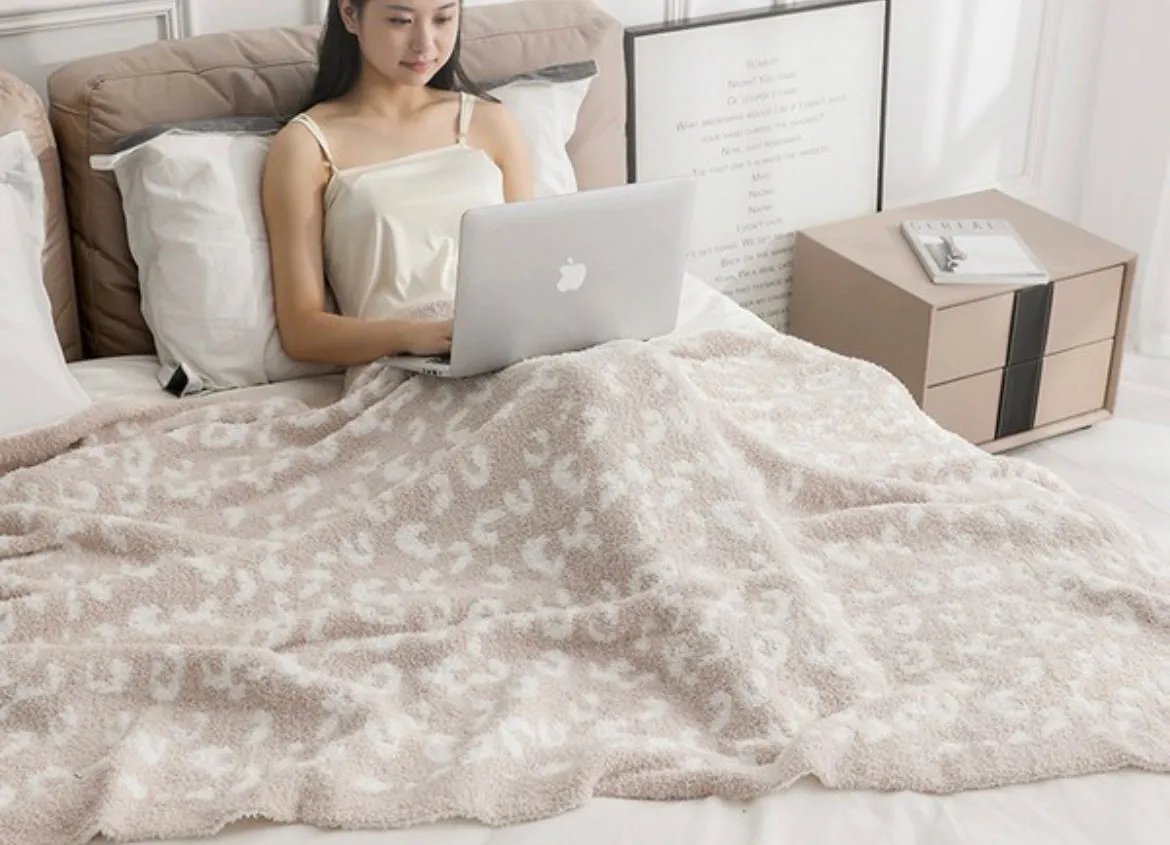On a Cloud Leopard Blanket (More Colors)