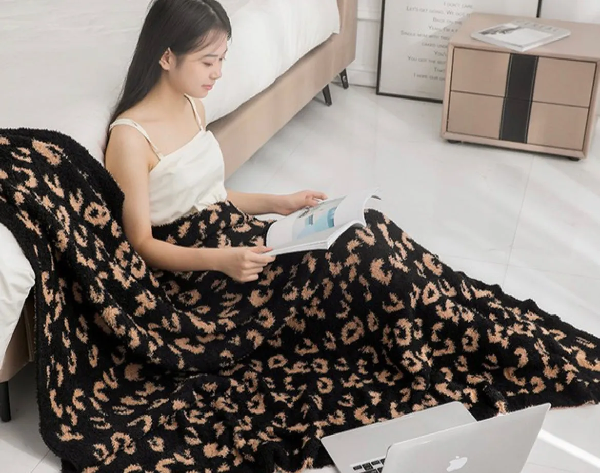 On a Cloud Leopard Blanket (More Colors)