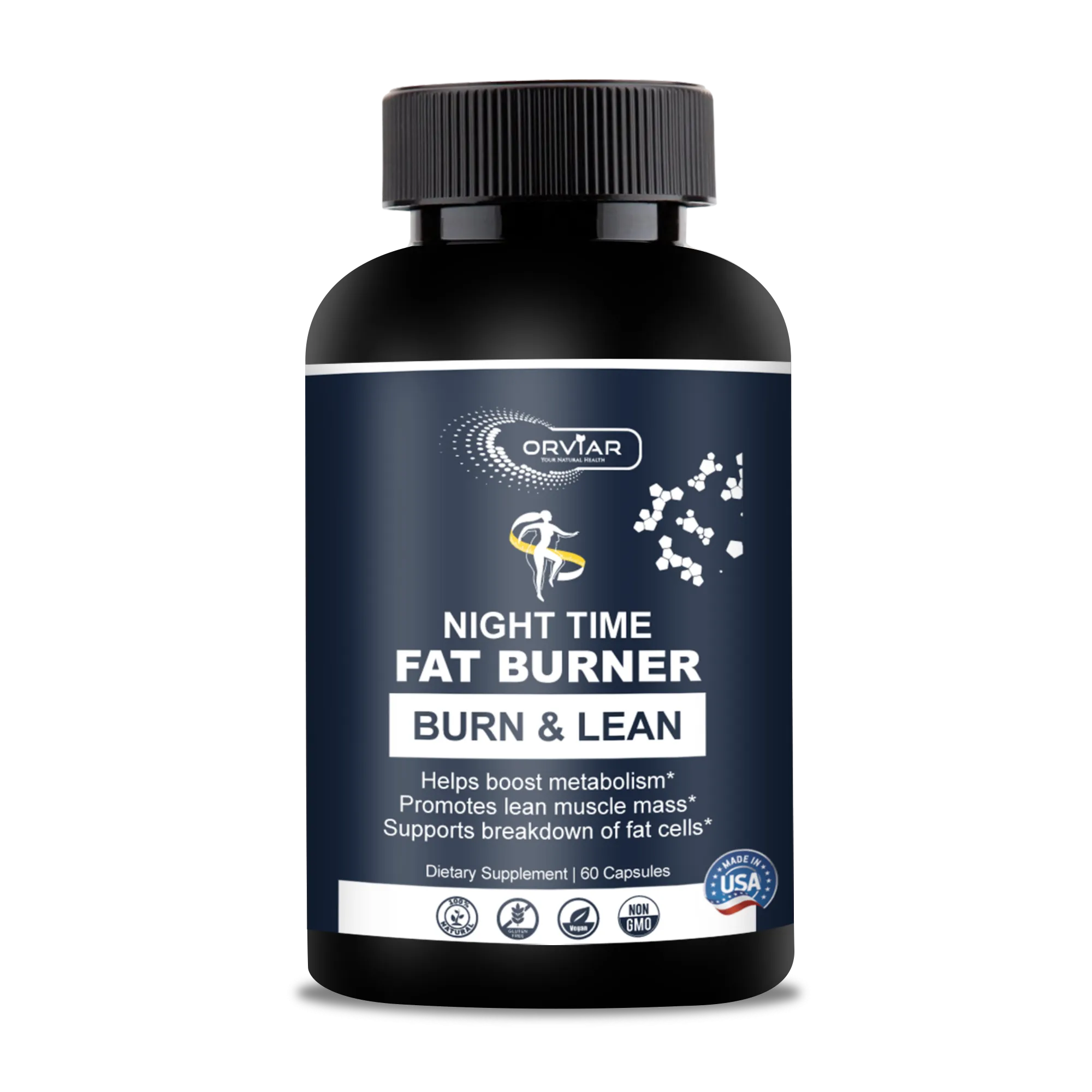 Orviar Burn & Lean - Fat Burner -  to help you to increase your metabolism and burn fat