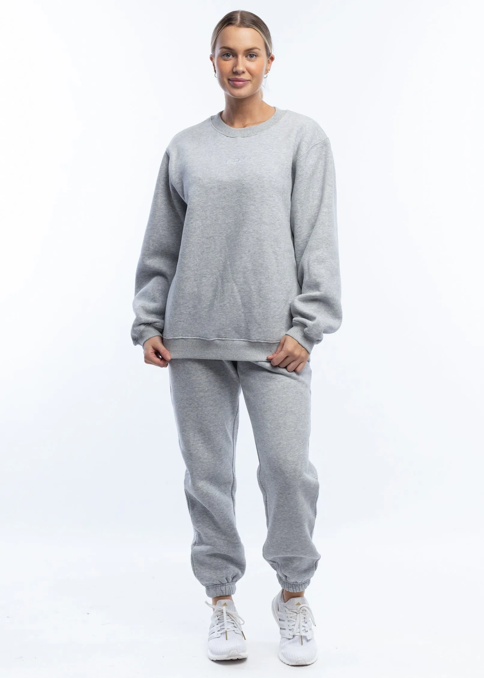 Oversized Crewneck - Cloud Grey