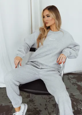 Oversized Crewneck - Cloud Grey