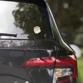 Peace Love & Mud Bubble-free stickers